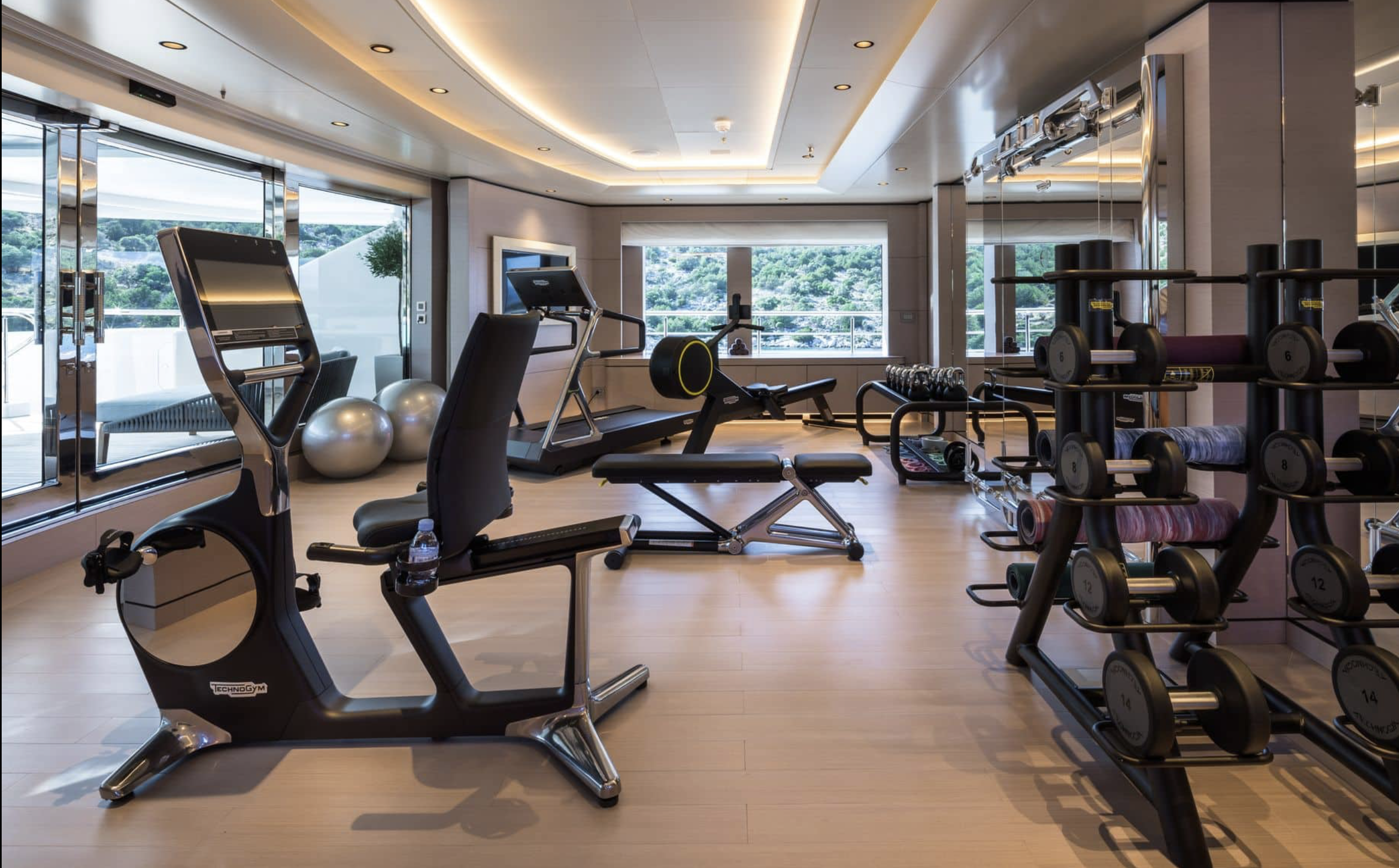 Yacht gym